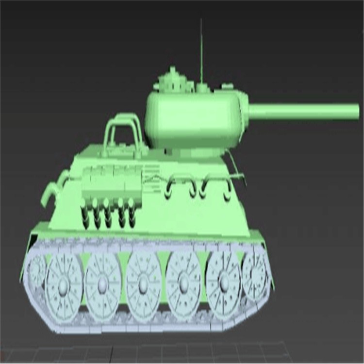 金台充气军用坦克模型